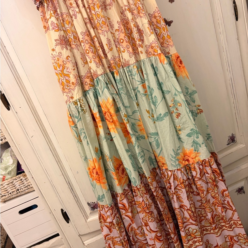 Free People Bluebell Cotton Tiered Maxi Dress - Picture 4 of 15